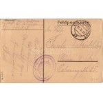 1916 Herzliche Ostergrüsse! Inf. reg. Nr. 4. Ostern im Felde / Húsvéti üdvözlet a frontról, osztrák...