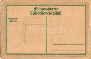 1918 Unser Beitrag, Kaiser u. König Karl / Első világháborús tábori levelezőlap / WWI Austro-Hungarian K.u.k...