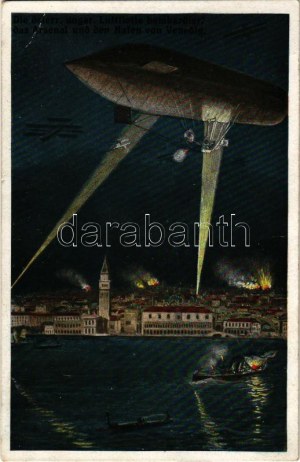 1916 Die österr.-ungar. Luftflotte bombardiert das Arsenal und den Hafen von Venedig / WWI Austro-Hungarian K.u.K...