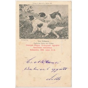 1900 Országos Magyar Ebtenyésztő Egyesület Nemzetközi Ebkiállítása Budapesten, 1900. május 19-21. / Vor Höhnern...
