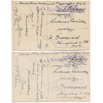 2 db RÉGI olasz kutyás művészlap / 1 pre-1945 Italian dog art postcards + K.u.k. Matrosendetachement Grado...