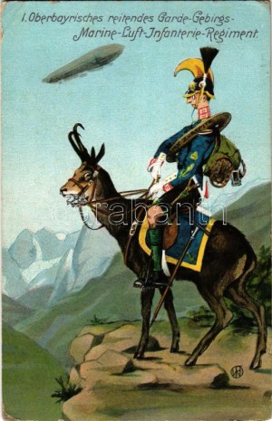 I. Oberbayerisches reitendes Garde-Gebirgs-Marine-Luft-Infanterie-Regiment. Ottmar Zieher / WWI Austro-Hungarian K.u.k...