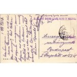 1917 Mode. B.K.W.I. 746-5. s: Mela Koehler + M. kir. 607. honvéd gyalog ezred IV. zászlóalj K.u.k. Feldpostamt 435 ...