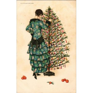 1916 Christmas. M. Munk Nr. 1037 Wien, s: Mela Koehler
