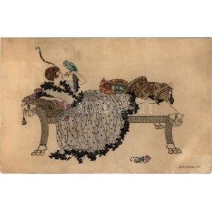 1920 Viennese Art Nouveau. M. M. Nr. 1188. s: Mela Koehler (EB)