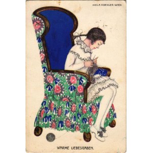 1922 Warme Liebesgaben. B.K.W.I. 364-6. s: Mela Koehler (EK)