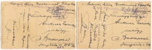 2 db RÉGI olasz művészlap: gyerekek. Series 327. / 2 pre-1945 Italian children art postcards s: V. Castell + 