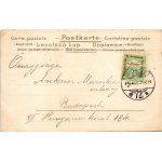 1916 Christmas. Art Nouveau, litho s: Kieszkow