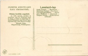 Kossuth Lajos tiszteletére veretett amerikai 18 érem egyike; Kossuth Lajos utazik Amerikába 1851-1852-ben...