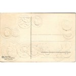 Griechenland / Grecia / Set of coins, currency exchange chart and flag of Greece. M.H. Berlin-Oranienburg-Eden. Emb...