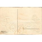 Persien / La Perse / Set of coins, currency exchange chart and flag of Persia. M. H. Berlin-Oranienburg-Eden. Emb...