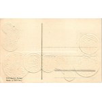 Türkei / Turquie / Set of coins, currency exchange chart of Turkey. M. H. Berlin-Schbg. Emb. litho (lyuk / pinhole...