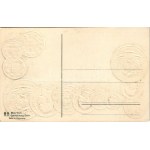Venezuela / Vénézuéla / Set of coins, currency exchange chart and flag of Venezulea. M. H. Berlin-Oranienburg-Eden. Emb...