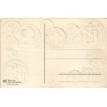 Frankreich / Francia / Set of coins, currency exchange chart and flag of France. M. H. Berlin-Oranienburg-Eden. Emb...