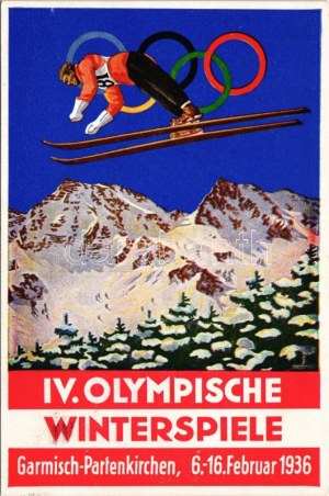 1936 Garmisch-Partenkirchen IV. Olympische Winterspiele / 1936. évi téli olimpiai játékok / Winter Olympics in Garmisch...