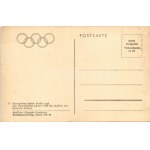 1936 Olympische Spiele Berlin. Der Fackelstaffel-Läufer trifft im Stadion ein (Atlantic-Photo) / 1936...