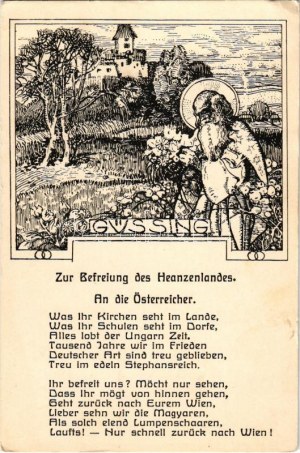 Zur Befreiung des Heanzenlandes. An die Österreicher / az Őrvidék felszabadítása, propaganda vers ...
