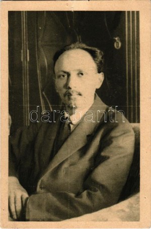 Vágó Béla belügyi népbiztos. Magyarországi Tanácsköztársaság / Hungarian Soviet Republic (kis szakadás / small tear...