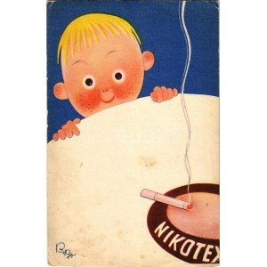 Törődjön kissé magával is - szívjon Nikotexet. Magyar cigaretta reklám / Hungarian cigarette advertisement s: Berger ...
