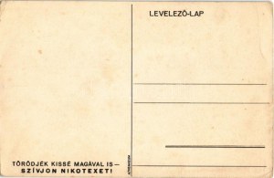 Törődjön kissé magával is - szívjon Nikotexet. Magyar cigaretta reklám / Hungarian cigarette advertisement s: Berger ...