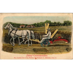 1909 Daisy-Getreidemäher / Daisy aratógép reklám / McCormick Harvesting Machine Co. advertisement (Rb...