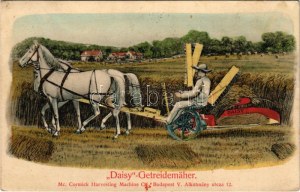 1909 Daisy-Getreidemäher / Daisy aratógép reklám / McCormick Harvesting Machine Co. advertisement (Rb...
