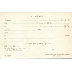 Magyar bor reklám QSL rádióamatőr lapon ...