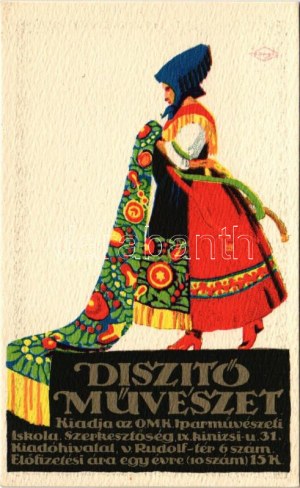 Díszítő Művészet. Kiadja az OMK Iparművészeti Iskola / Hungarian decorative arts...