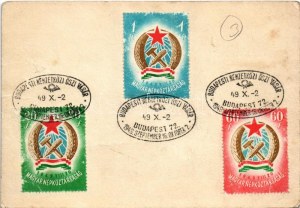 1949 Budapest Őszi Nemzetközi Vásár, Fakivitel és fabehozatal, Lengyelország / Hungarian and Polish advertisement + So...