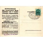 1941 A színes fényképezés csodái. Benser Walther színesfotó-specialista soproni bemutatójának reklámlapja ...