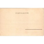 Weil Sie in Weimar oft Tandem fuhren, nennt Man sie beide die Dioskuren / Tandem bicycle art postcard. Back &amp...