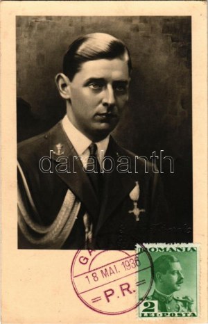 1936 Principele Nicolae / Miklós román királyi herceg / Prince Nicholas of Romania. Studio Fotografic Constanta photo ...