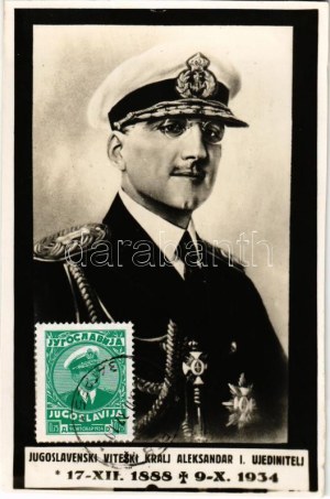 1937 Jugoslavenski Viteski Kralj Aleksandar I. Ujediniteli / Alexander I, König von Serbien / Alexander I of Serbia ...