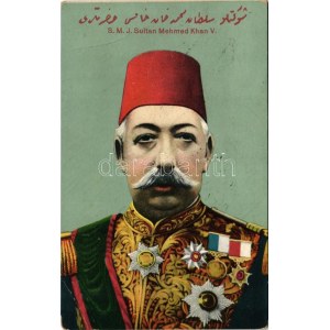 1910 SMJ Sultan Mehmed Khan V. / V. Mehmed oszmán szultán (EB)