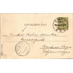1906 II. Rákóczi Ferenc szecessziós emléklap. Hazánk szentje, szabadság vezére, Sötét éjben fényes csillagunk...
