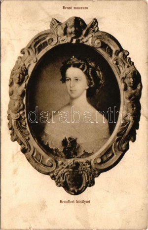 Erzsébet királyné (Sisi). Ernst Múzeum / Empress Elisabeth of Austria (apró szakadás / tiny tear...
