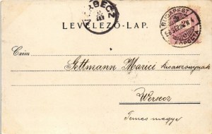 1898 Erzsébet királyné (Sissi) gyászlapja 1837-1898. Rigler József Ede r.t. ...