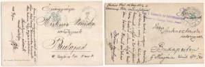 1916 2 db RÉGI képeslap: Wilhelm I. Mbret prej Albania. M. Neurath / Vilhelm, Princ i Shqipërisë / 2 pre-1945 postcards...
