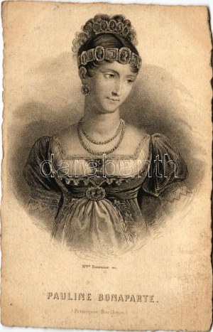 Pauline Bonaparte, a Bonaparte-házból származó francia császári hercegnő, Borghese hercegné ...