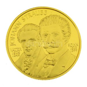 Ausztria 1997. 500Sch Au Franz Schubert eredeti Münze Österreich fa tokban és tanúsítvánnyal T:PP / Austria 1997...