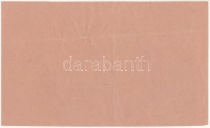 1841. 100G Formuláre barackszínű papíron, egyoldalas T:F / Hungaryr 1841. 100 Gulden formulare on peach color paper...