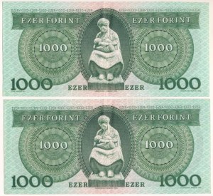 1993. 1000Ft (2x) sorszámkövetők 