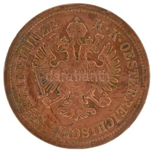 1861E 4kr Cu (Gyulafehérvár) T:VF / Hungary 1861E 4 Kreuzer Cu (Alba Iulia) C:VF Adamo M7, Krause KM#2194, Unger III....
