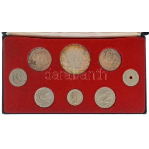 1967. 2f alpakka + 5f alpakka + 10f alpakka + 20f alpakka + 50f alpakka + 1Ft Ag + 2Ft Ag + 5Ft Ag...