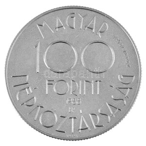 1988. 100Ft alpakka Labdarúgó Világbajnokság 1990 - Két játékos jelzett próbaveret kapszulában...