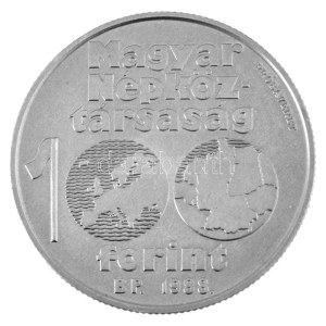 1988. 100Ft alpakka Labdarúgó Európa Bajnokság 1988 jelzett próbaveret kapszulában. Csak 50 darab létezik belőle! T...