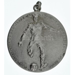 1938. Nyugatmagyarországi Labdarúgók Alszövetségének Bajnoki Érme / 1937/38 - I. díj részben zománcozott...