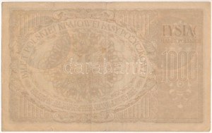 Lengyelország 1919. 1000M T:F, szép papír, pici szakadás / Poland 1919. 1000 Marek 