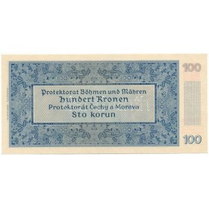 Német Harmadik Birodalom / Cseh-Morva Protektorátus 1940. 100K második kiadás, S. 16 B 136705 T:AU ...