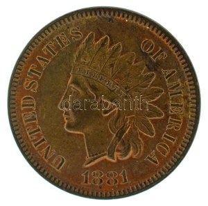 Amerikai Egyesült Államok 1881. 1c bronz 